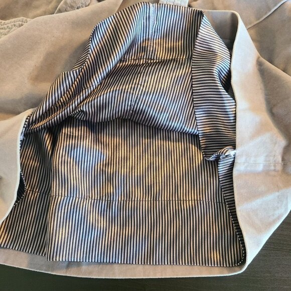 Anthropologie Elevensies Velvet Mini Skirt Oversized Buttons Pockets Cotton 10 - Picture 7 of 7